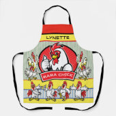 Country Sunshine Chicken Rooster Schürze (Vorderseite)