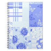 Country Sweet Cornflower Blue Notebook Notizblock (Vorderseite)