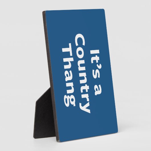 Country Thang Fotoplatte (Seite)