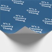 Country Thang Geschenkpapier (Ecke)