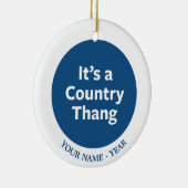 Country Thang Keramikornament (Rechts)
