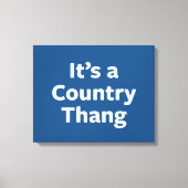 Country Thang Leinwanddruck (Vorderseite)