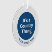 Country Thang Ornament (Vorderseite)