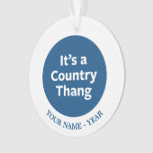 Country Thang Ornament (Vorderseite)