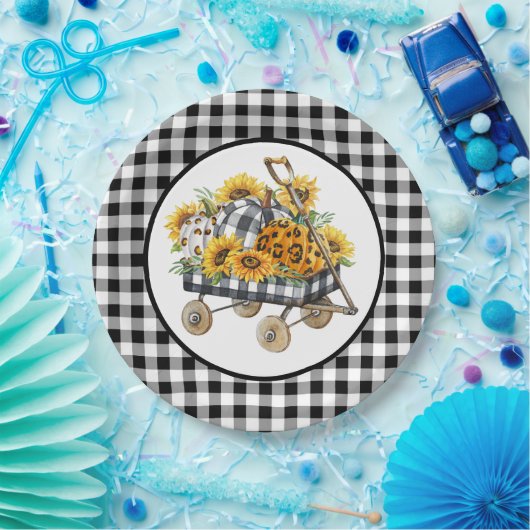 Country Toy Wagon Pappteller (Party)