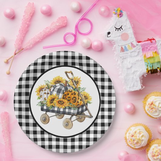 Country Toy Wagon Pappteller (Party)