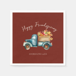 Country Truck Friendsgiving  Serviette