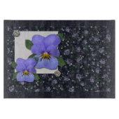 Country Violas Cutting Board Schneidebrett (Vorderseite)