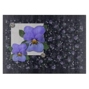 Country Violas Cutting Board Schneidebrett