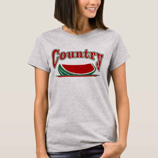 Country Watermelon T - Shirt (Vorderseite)