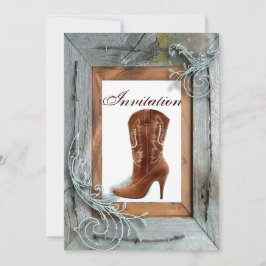 Country Wedding Brautparty Tee Party Einladung