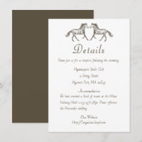 Country Wedding Details Pferd Braun Rustikaler Wes