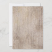 Country Wedding Empfang Card, Aquareller Antler Einladung (Rückseite)