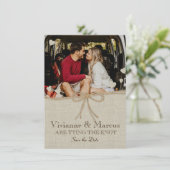 Country Wedding Save the Date (Stehend Vorderseite)