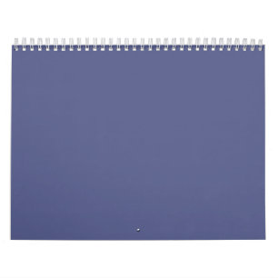 Country Wedgewood Blue Background auf einem Kalend Kalender