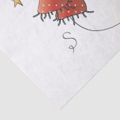 Country Weihnachtsschneemann Holiday Tissue Party Seidenpapier (Detail)