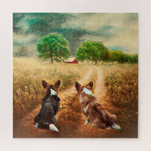 Country Welsh Corgis Puzzle