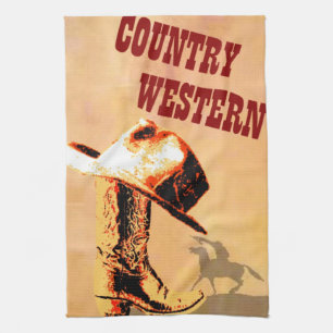 Country Western American MoJo Küchentücher