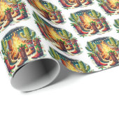 Country Western Christmas boots Geschenkpapier (Rolleneckpunkt)