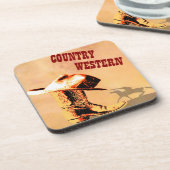 Country Western Cork Untersetzer (Linke Seite)