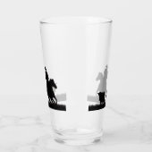 Country Western Cowboy Bier oder Wasser Glas (Links)