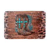 Country Western Cowboy Boots Badematte (Vorderseite)