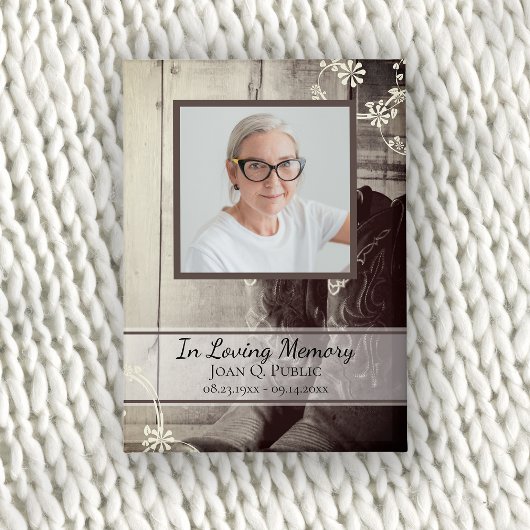 Country Western Cowboy Boots Beerdigungsdenkmal Button