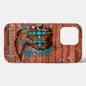 Country Western Cowboy Boots Custom Case-Mate iPhone Hülle (Rückseite (Horizontal))