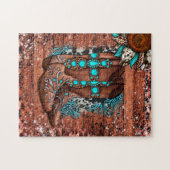 Country Western Cowboy Boots Puzzle (Horizontal)