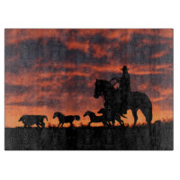 Country Western Cowboy Cutting Board