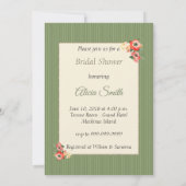 Country Western Cowboy Foto Brautparty Einladung (Rückseite)