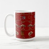 Country Western Cowboy Kaffeetasse (Links)