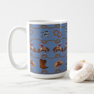 Country Western Cowboy Kaffeetasse