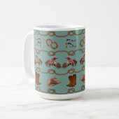 Country Western Cowboy  Kaffeetasse (Vorderseite Links)