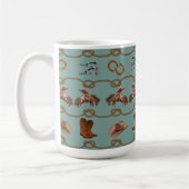 Country Western Cowboy  Kaffeetasse (Links)