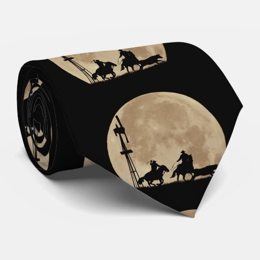 Country Western Cowboy Krawatte (Gerollt)