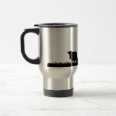 Country Western Cowboy Pferderücken Reisebecher (Links)