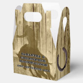 Country Western Cowboy Ranch themed Geschenkschachtel (Geöffnet)