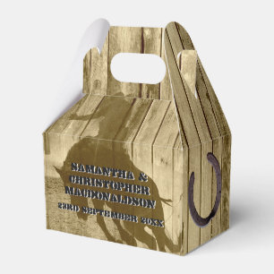 Country Western Cowboy Ranch themed Geschenkschachtel