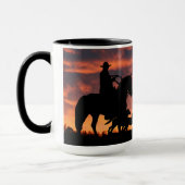 Country Western Cowboy Roundup Tasse (Links)