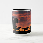 Country Western Cowboy Roundup Tasse (Zentrum)