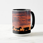 Country Western Cowboy Roundup Tasse (VorderseiteRechts)