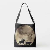 Country Western Cowboy Tragetaschen Mit Langen Trägern (Rückseite)