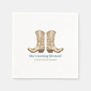 Country Western Cowgirl Brautparty Napkins Serviette
