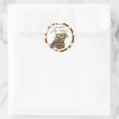 Country Western Cowgirl Junggeselinnen-Abschied Runder Aufkleber (Tasche)