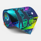 Country Western Dance Couple 2 Lighted Dance Floor Krawatte (Gerollt)