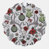 Country Western Frohe Weihnachten Y'All Holiday Ornament Karte (Rückseite)