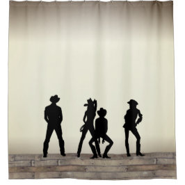 Country Western Fun Duschvorhang
