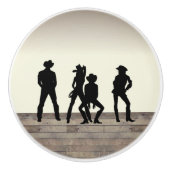 Country Western Fun Keramikknauf (Vorderseite)