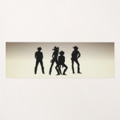 Country Western Fun Yogamatte (Vorderseite (Horizontal))